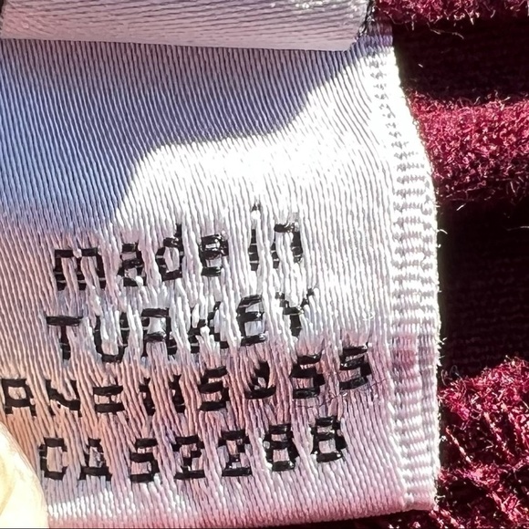 MANGO Jeans Women's Size 6 Wine Burgundy Skinny Slacks Pants Purple Slim Stretch - Picture 11 of 11